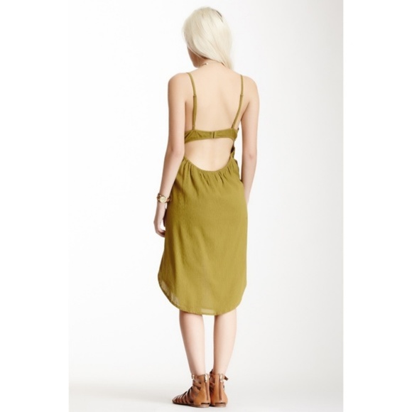 NEW RVCA Open Back High Low Dress - Picture 2 of 8